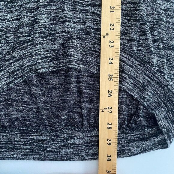 Aritzia Wilfred Free Devinette Womens Top Slouchy Oversized Size S V Neck Gray - Picture 8 of 9